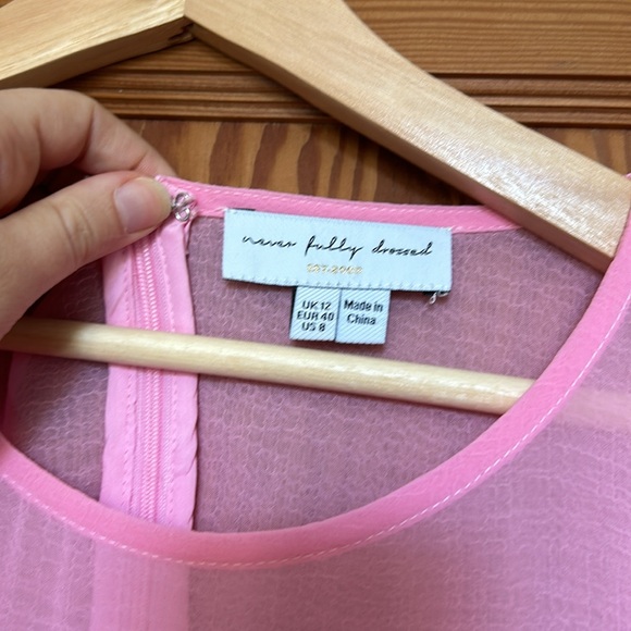 Pink Maxi dress « never fully dressed » - Picture 2 of 4
